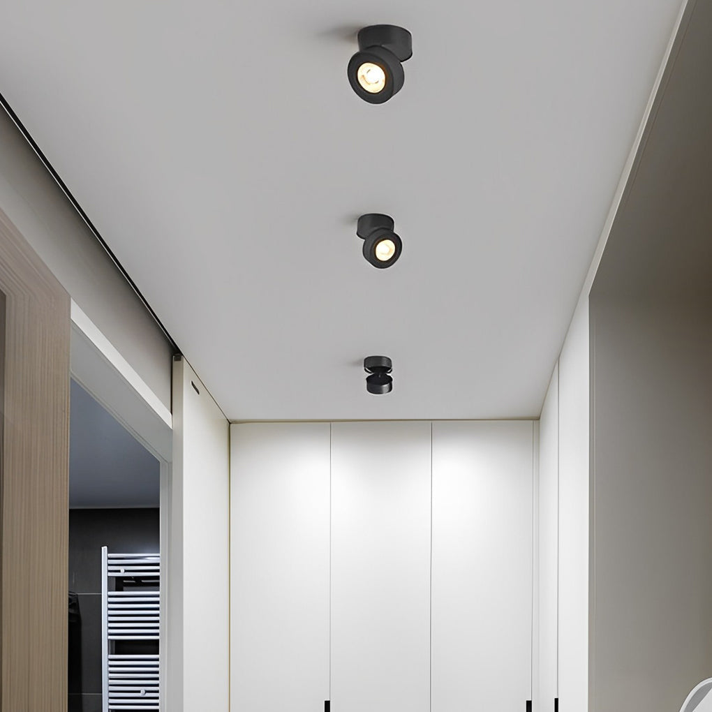 Adjustable LED Ceiling Spotlight | Surface Mount, 3000K Warm White