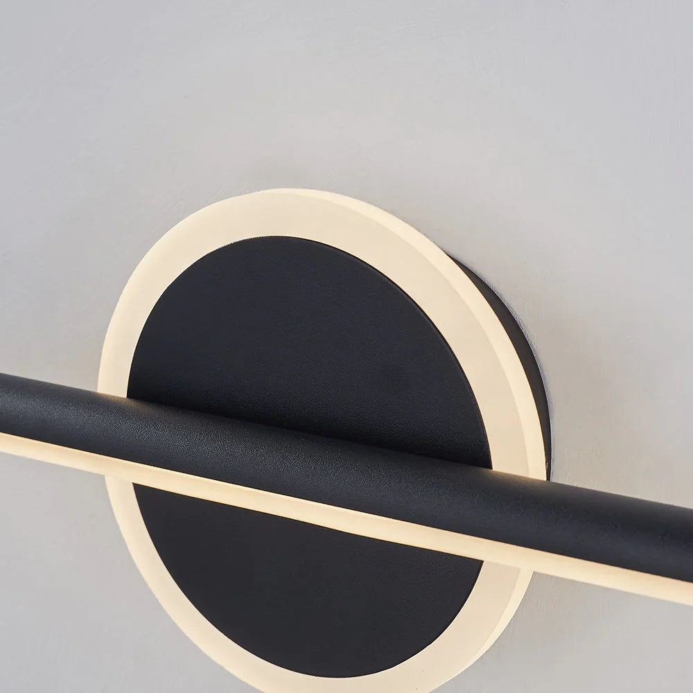 LED Wall Sconce | Black and Gold, 40/60/80 cm