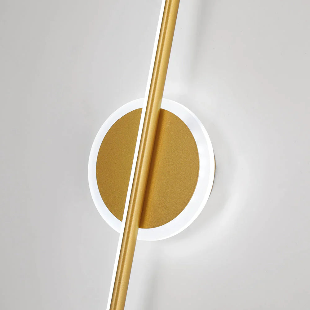LED Wall Sconce | Black and Gold, 40/60/80 cm