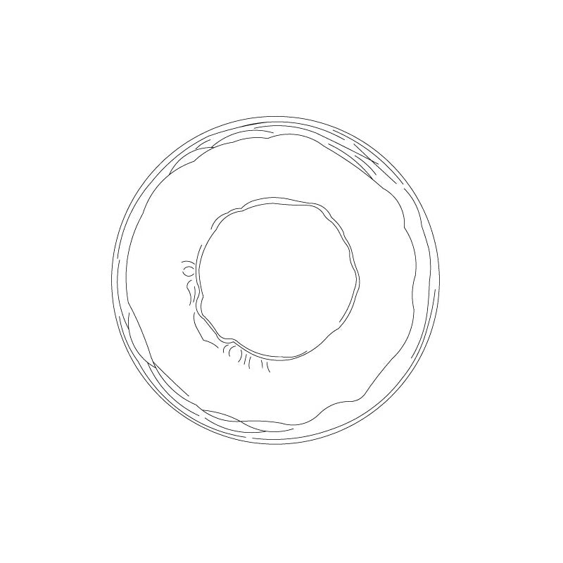 Nordic Round Glass Wall Sconce | Rippled Mouth-Blown Glass