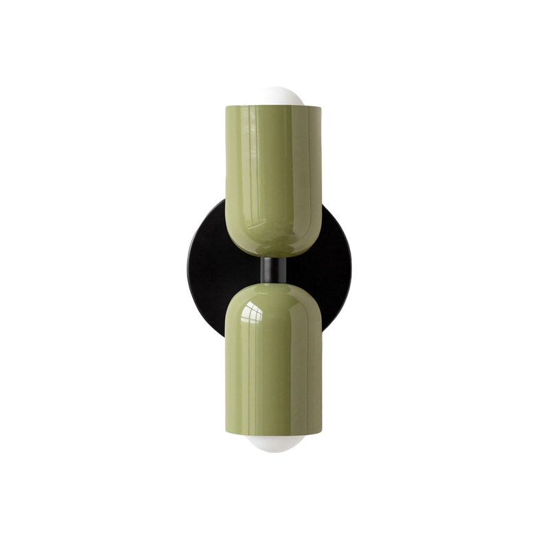 Double Head Iron Wall Sconce | Nordic Style, Up-Down Light