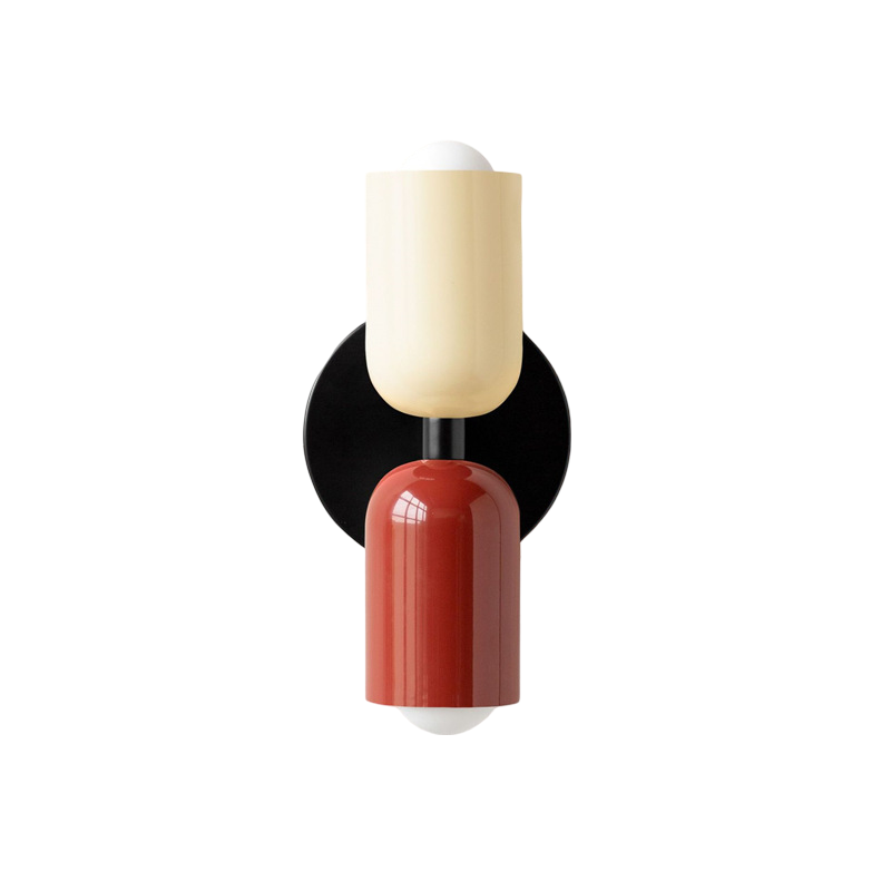 Double Head Iron Wall Sconce | Nordic Style, Up-Down Light