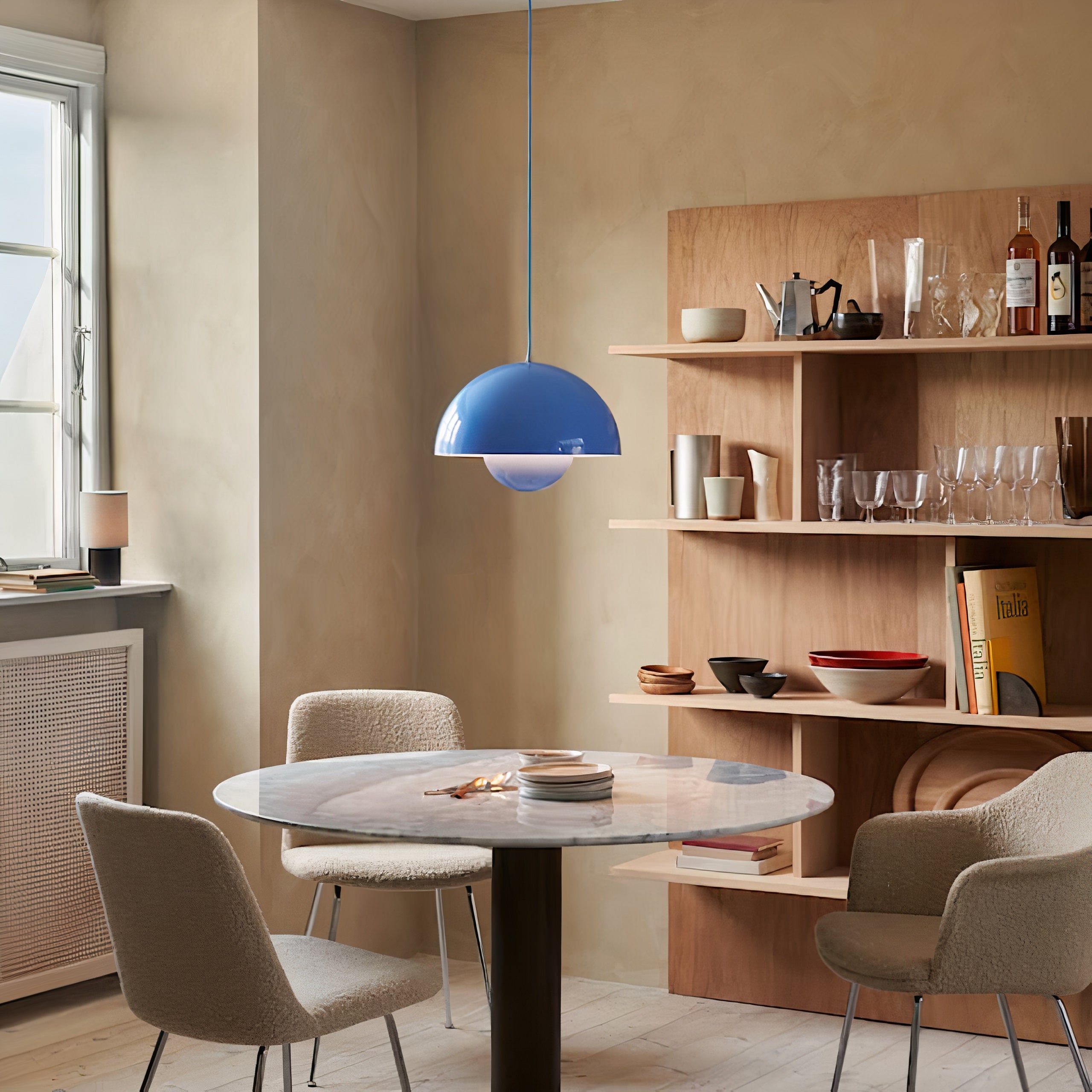 Coloured Pendant Light | Scandinavian LED, Dimmable Metal