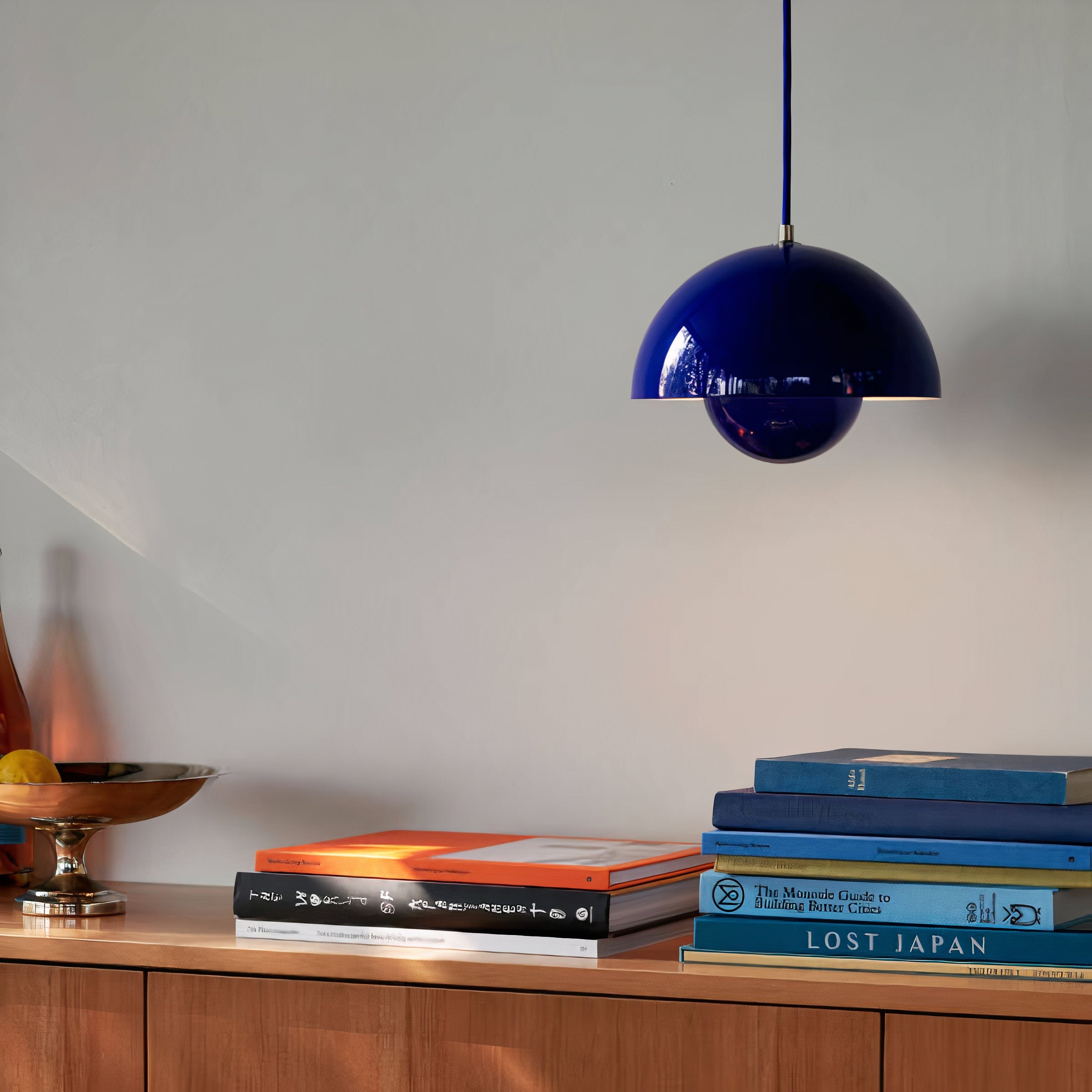 Coloured Pendant Light | Scandinavian LED, Dimmable Metal