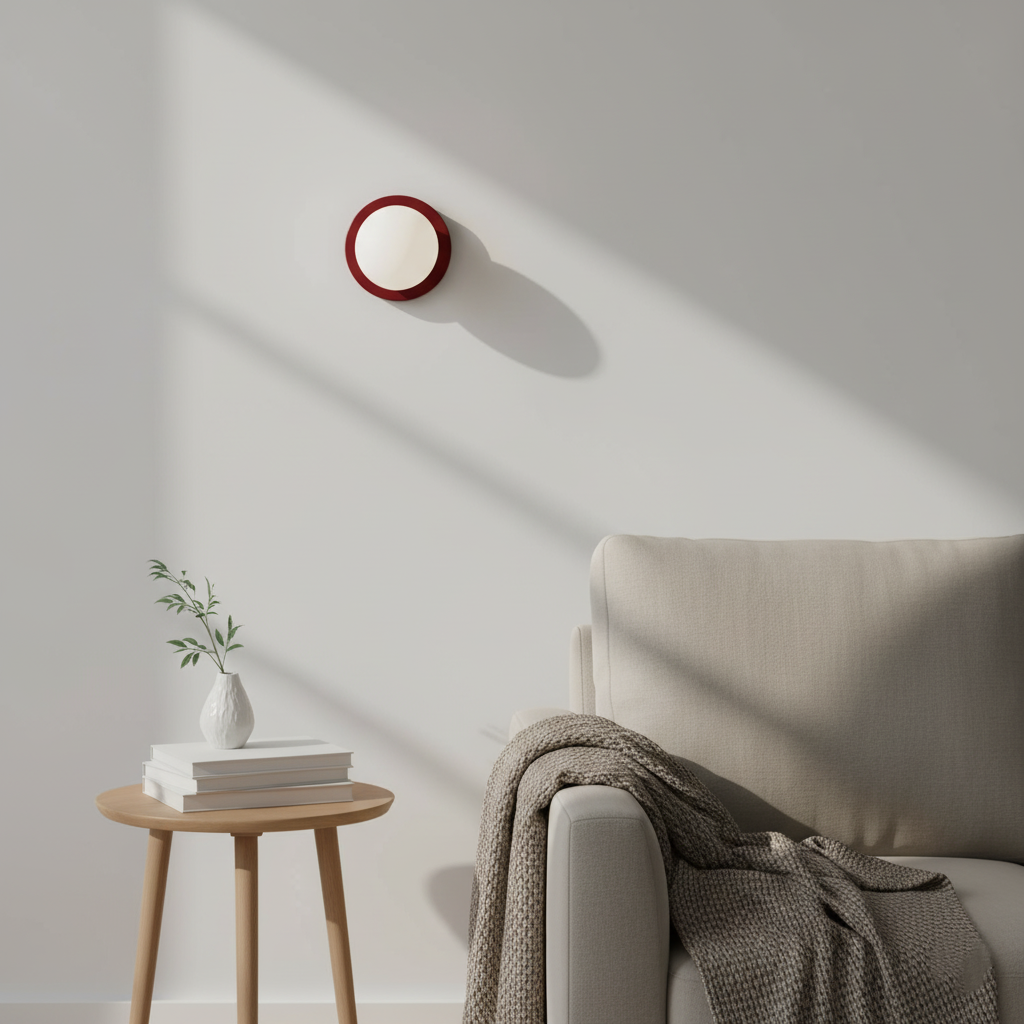 Nordic Round LED Wall Light | Scandinavian Style, G9 Warm Glow