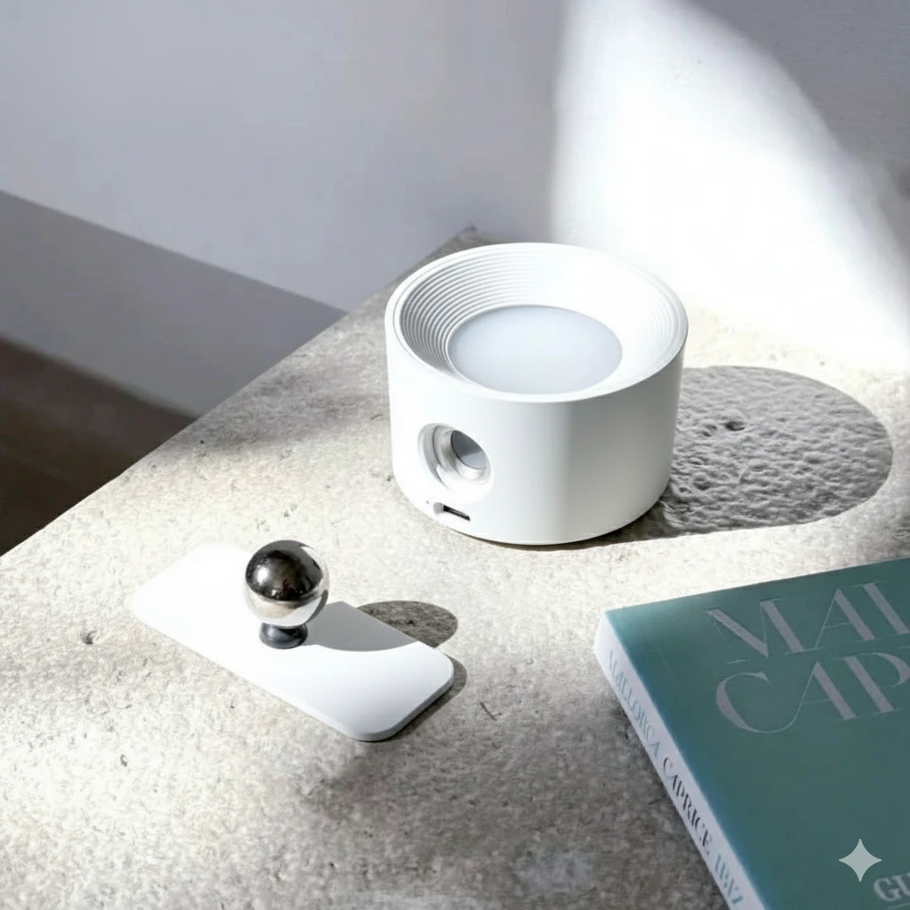 Rechargeable LED Wall Sconce | Wireless, Dimmable, 360° Rotatable