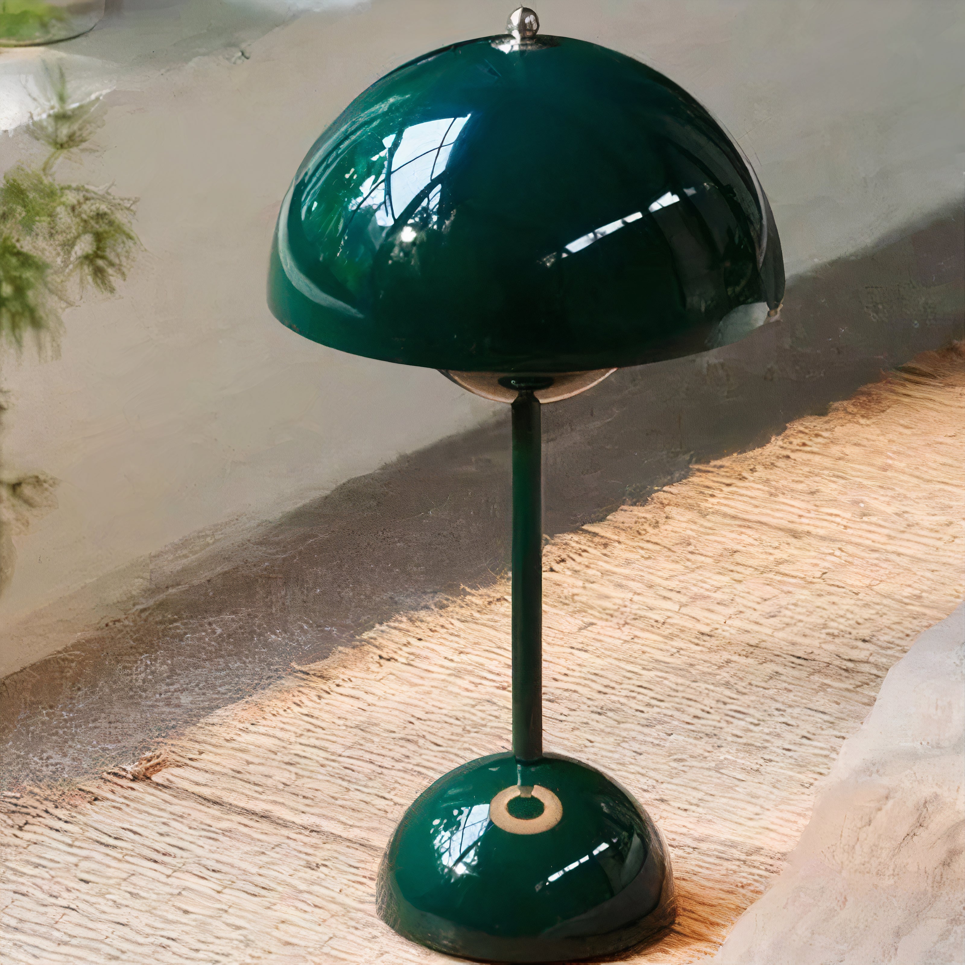 Scandinavian LED Table Lamp | Wireless, Dimmable, Metal Design