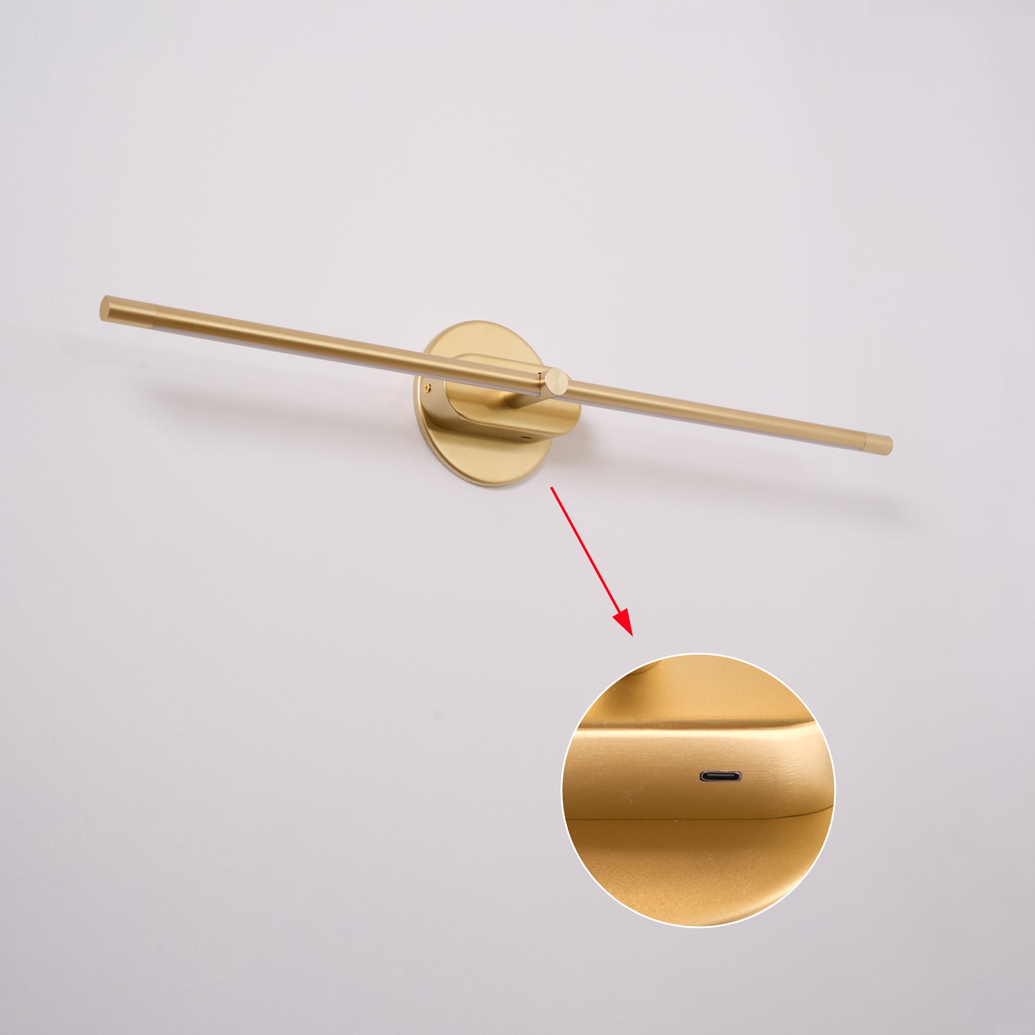 Wireless Linear LED Wall Light | Dimmable, USB Rechargeable