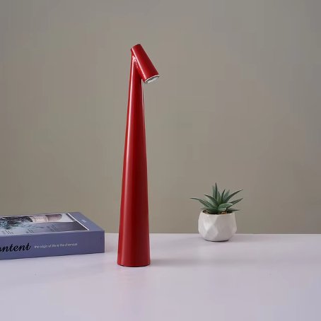 Wireless LED Table Lamp | Scandinavian Wood Design, Dimmable
