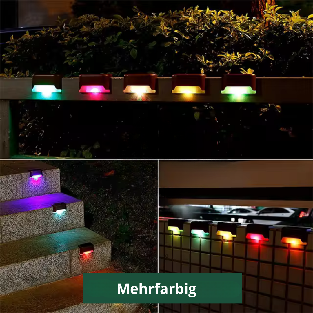 Solar Garden Wall Lights | Set of 5, IP65 Weatherproof