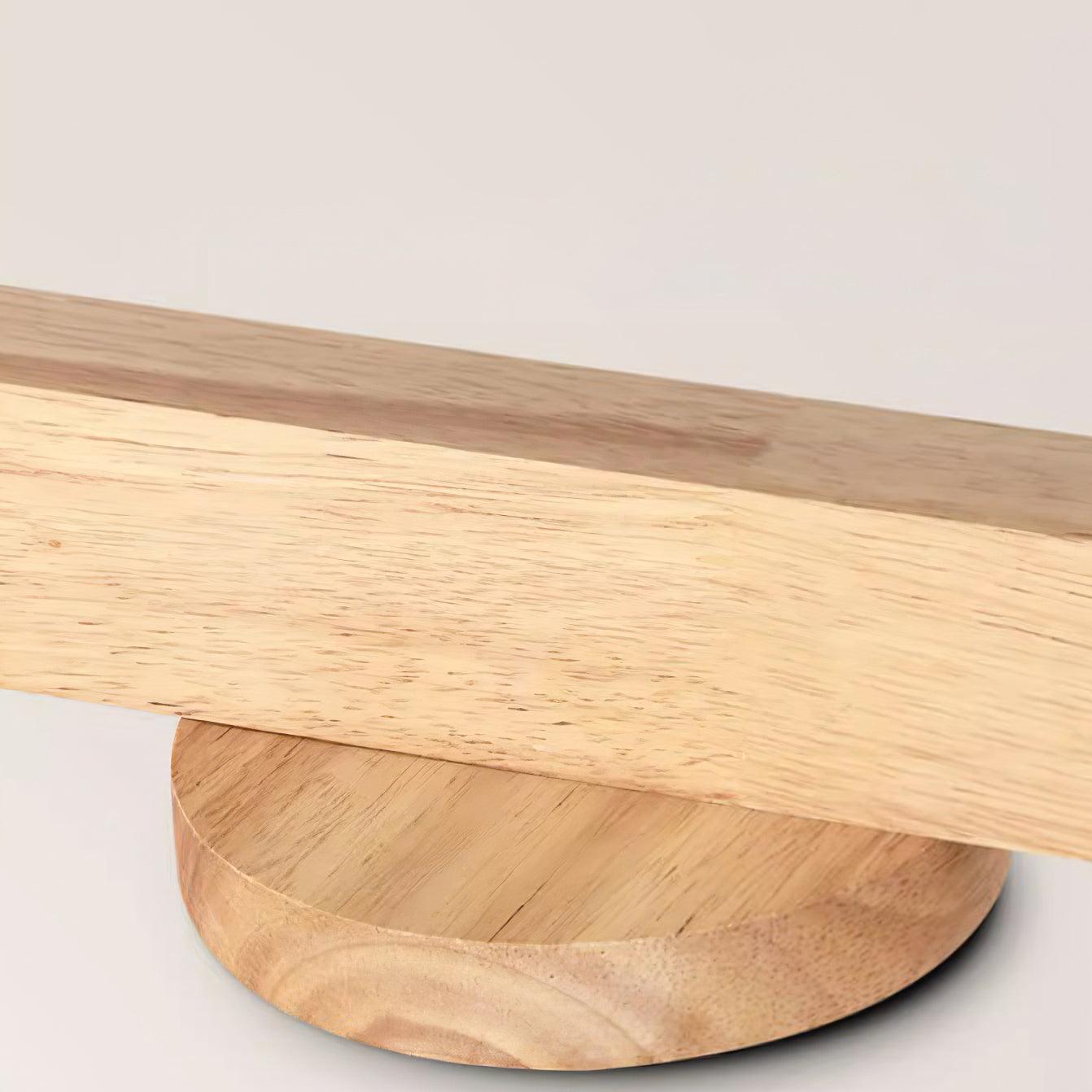 Wood and Gold LED Track Light | Linear Ceiling Spotlight, 3000K