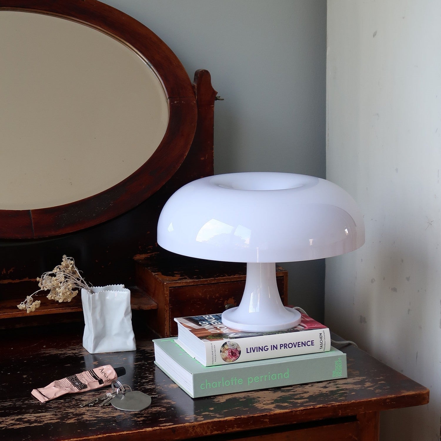 Retro Mushroom Table Lamp | 1960s Italian Design, 4x E14