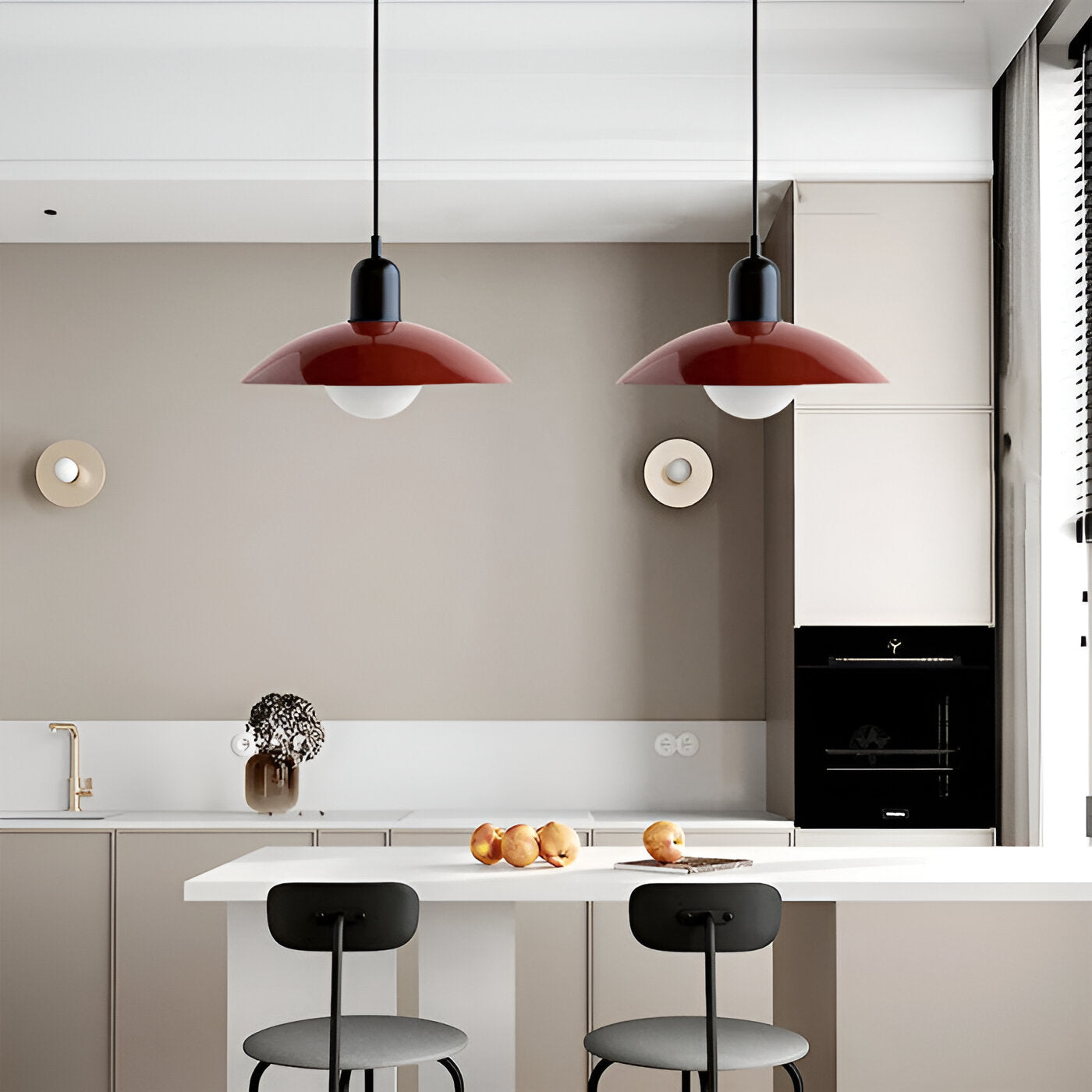 Bauhaus Macaron Pendant Light | Nordic Minimalist, Iron