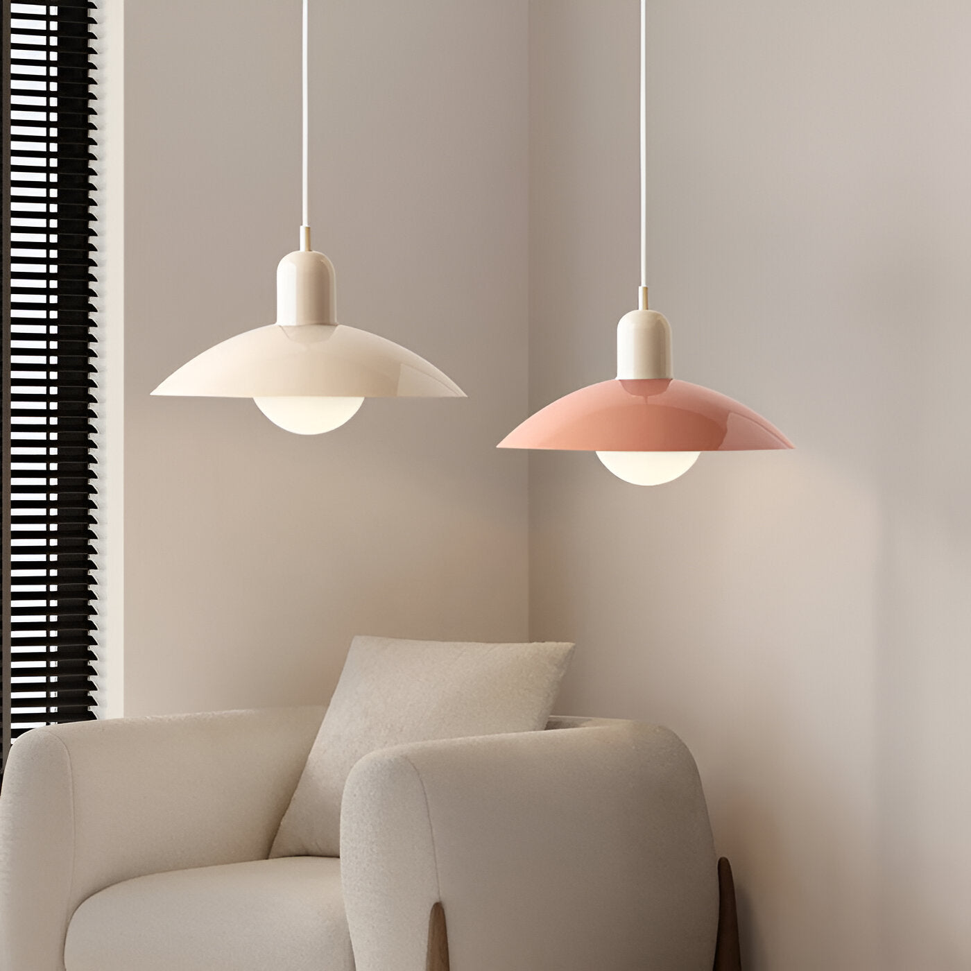 Bauhaus Macaron Pendant Light | Nordic Minimalist, Iron