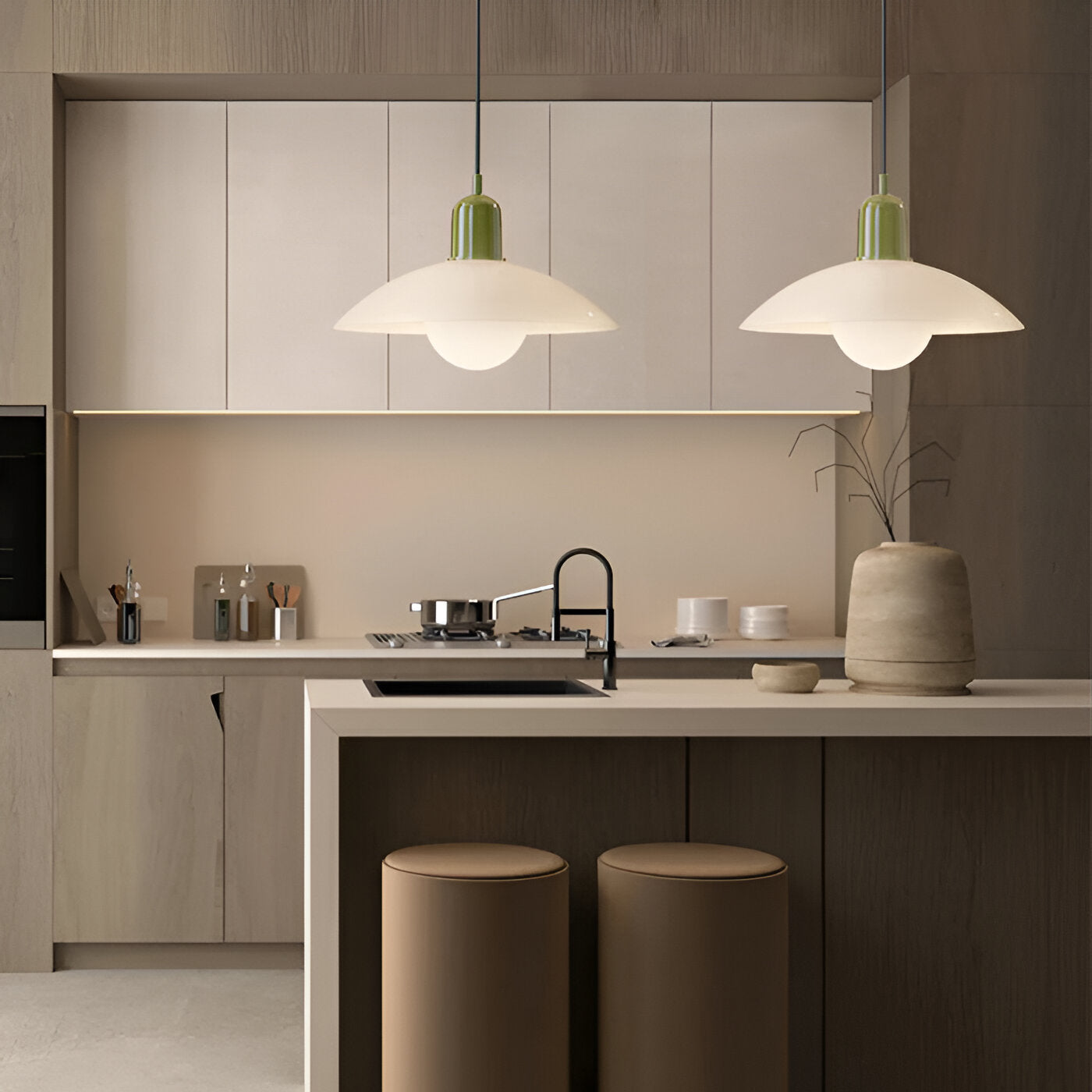 Bauhaus Macaron Pendant Light | Nordic Minimalist, Iron