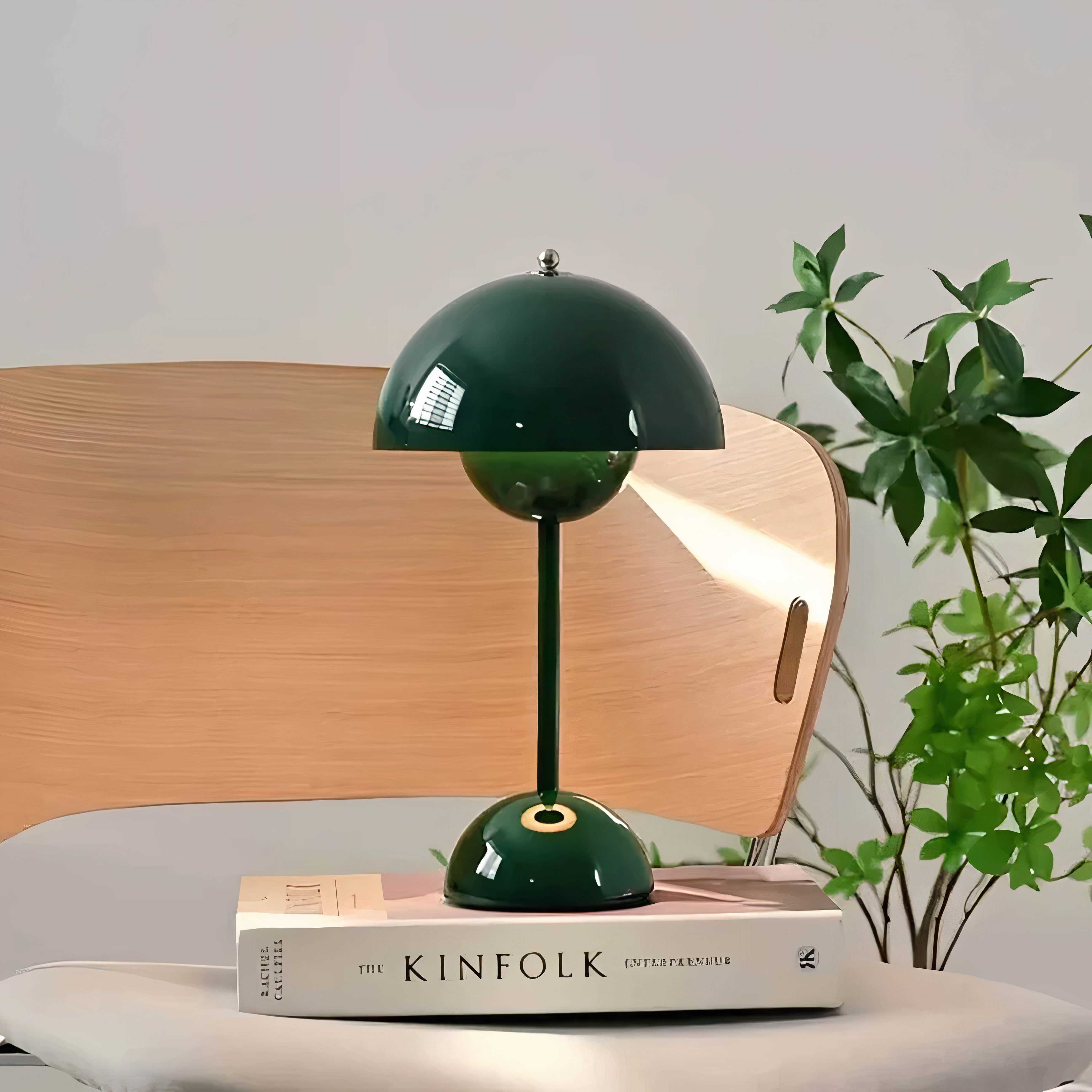 Scandinavian LED Table Lamp | Wireless, Dimmable, Metal Design
