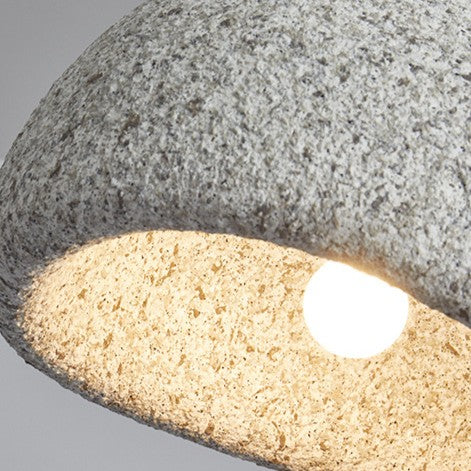 Wabi Sabi Fiberglass Pendant Light | Japandi Style, 7 Sizes