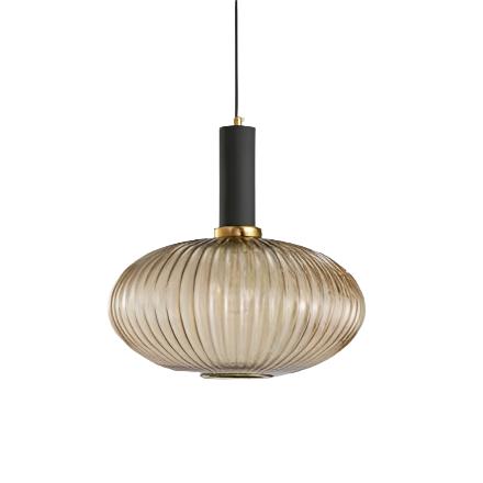 Retro Tinted Glass Pendant Light | Nordic Style, E27
