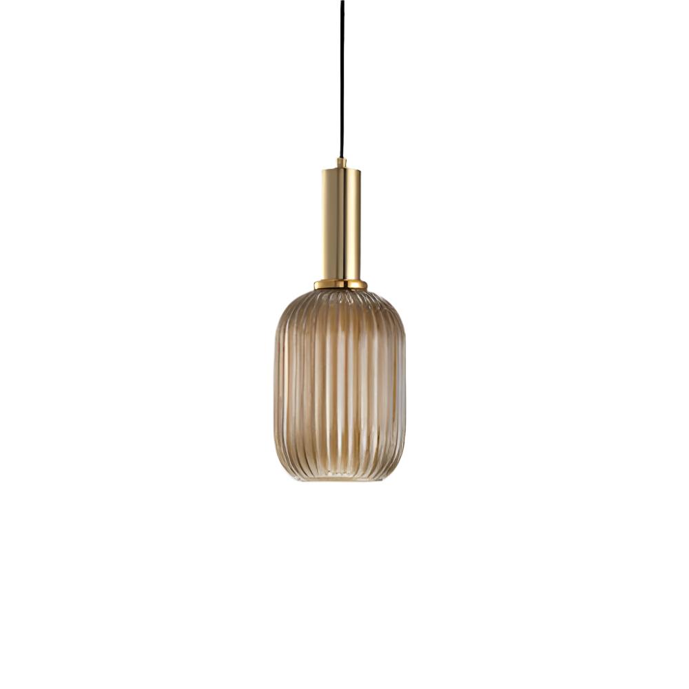 Retro Tinted Glass Pendant Light | Nordic Style, E27