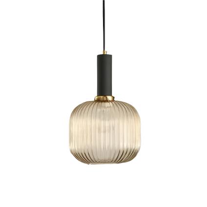 Retro Tinted Glass Pendant Light | Nordic Style, E27