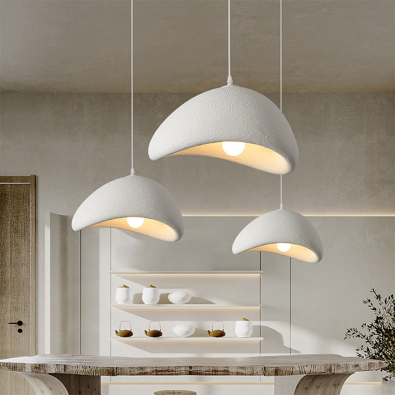 Cloud Burst Japandi Pendant Light | Wabi Sabi, High-Density Polystyrene