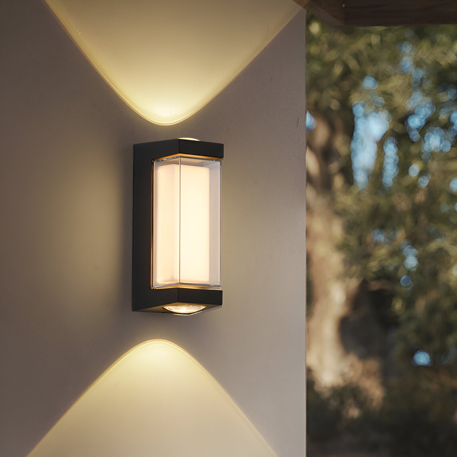 Outdoor Up Down Wall Light | Nordic Minimalist, 3000K Warm White