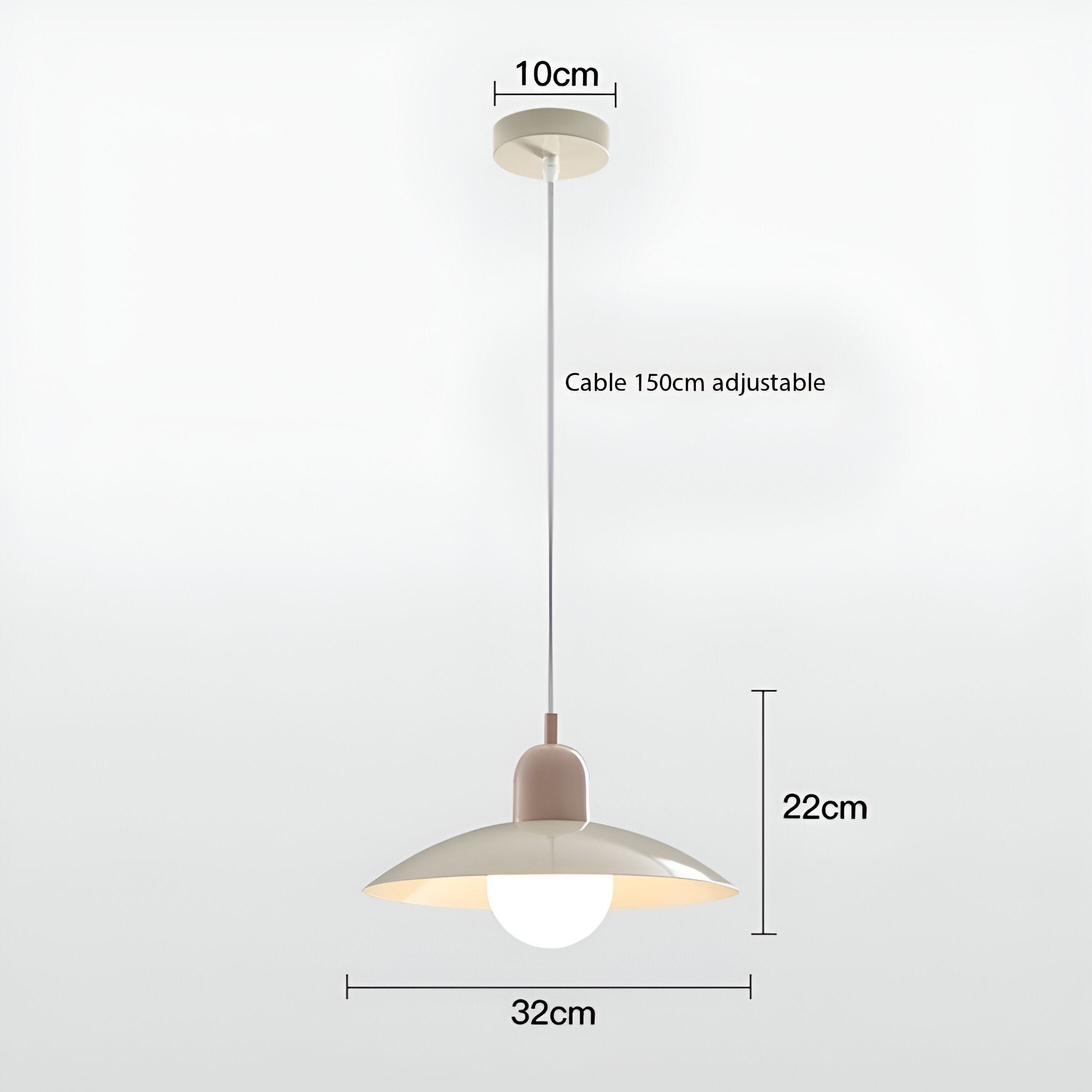 Bauhaus Macaron Pendant Light | Nordic Minimalist, Iron