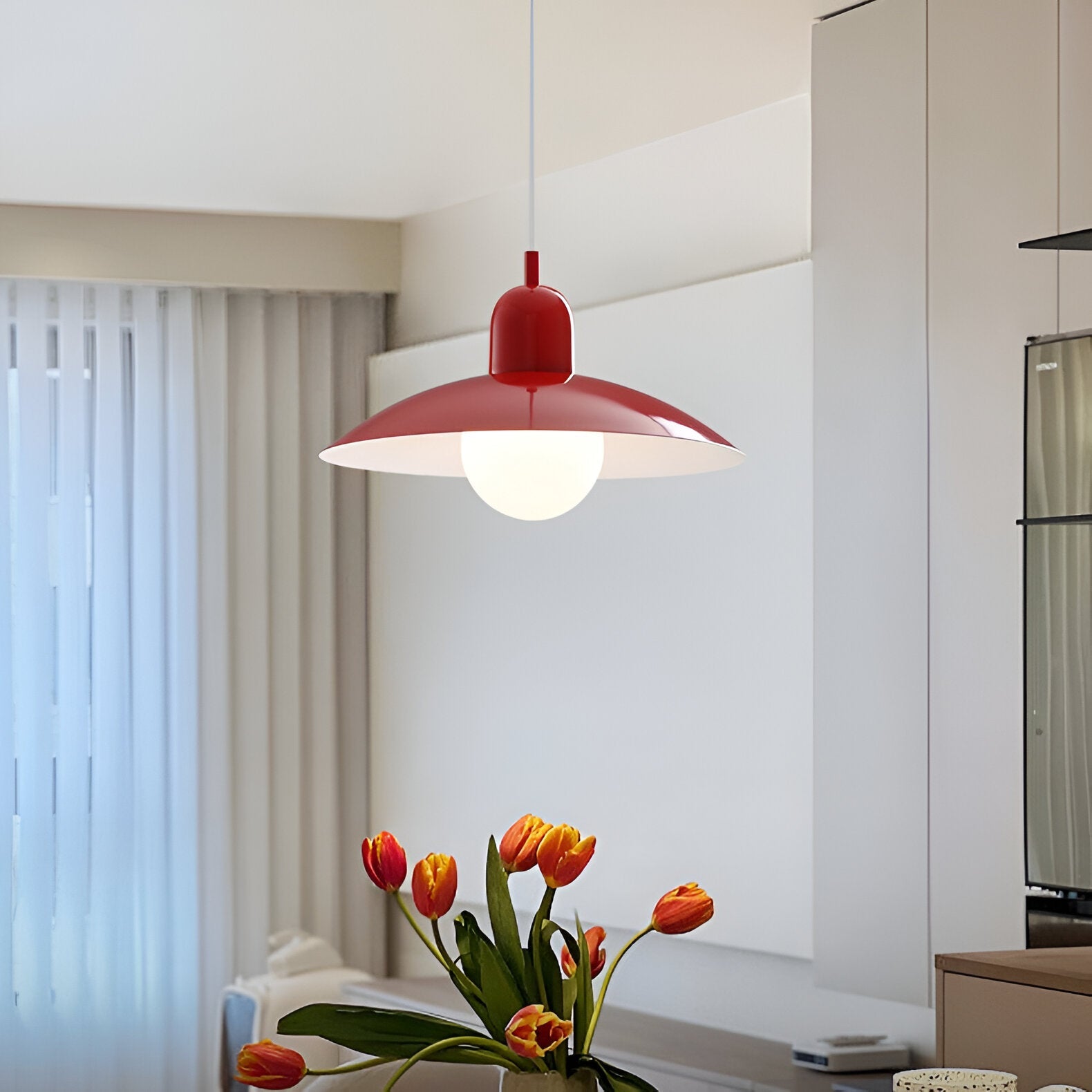 Bauhaus Macaron Pendant Light | Nordic Minimalist, Iron