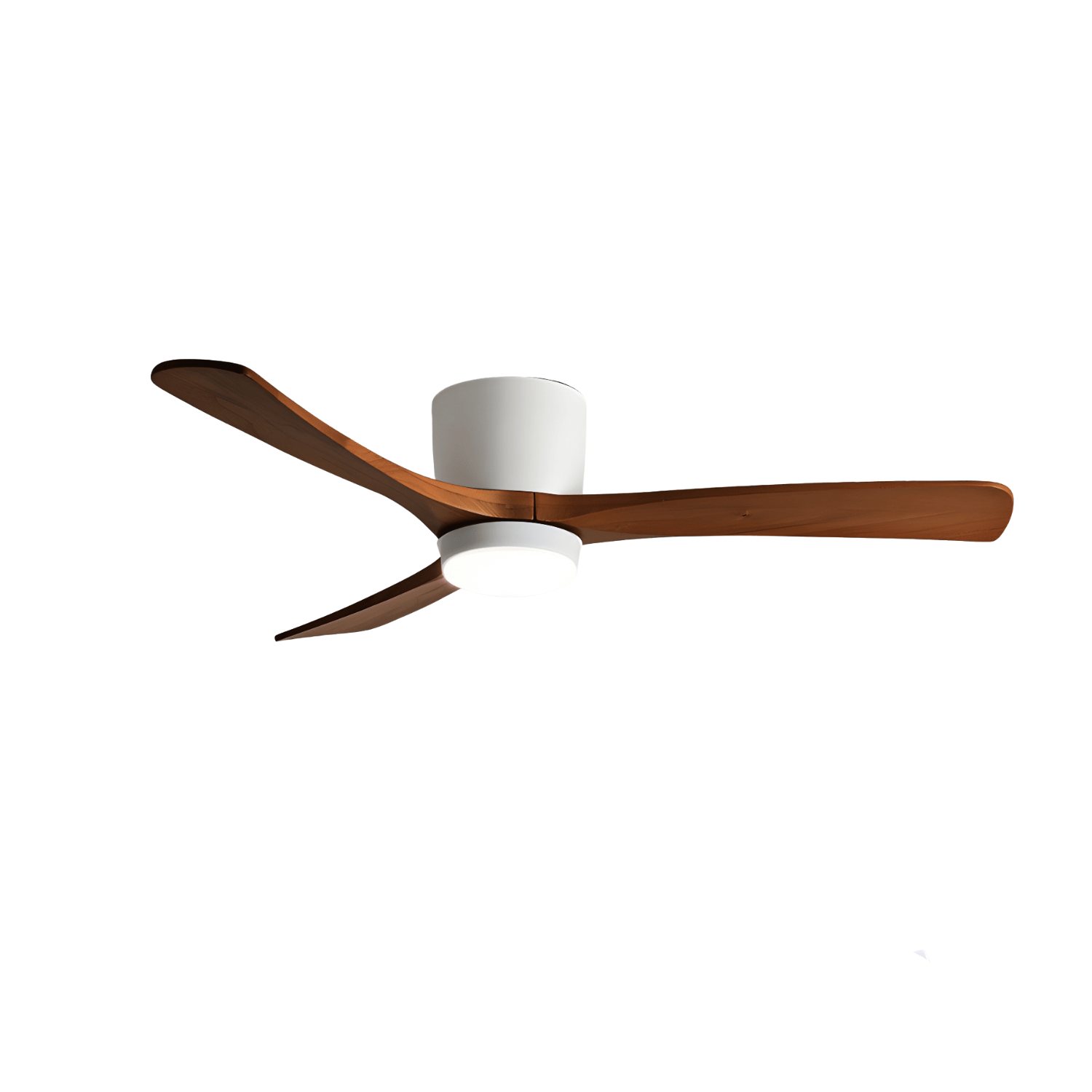 Timber Blade Ceiling Fan with LED Light | DC Motor, 3 Sizes