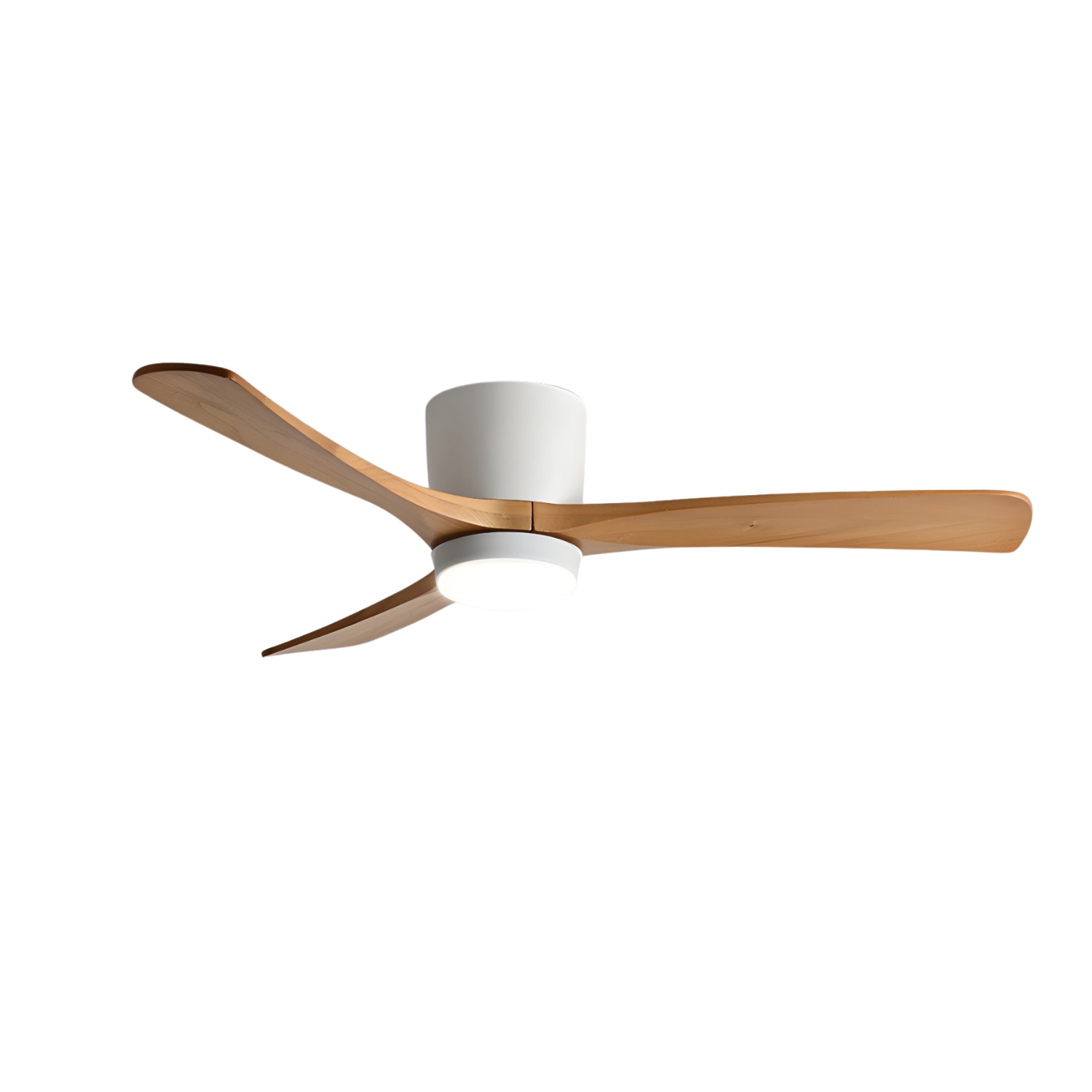 Timber Blade Ceiling Fan with LED Light | DC Motor, 3 Sizes