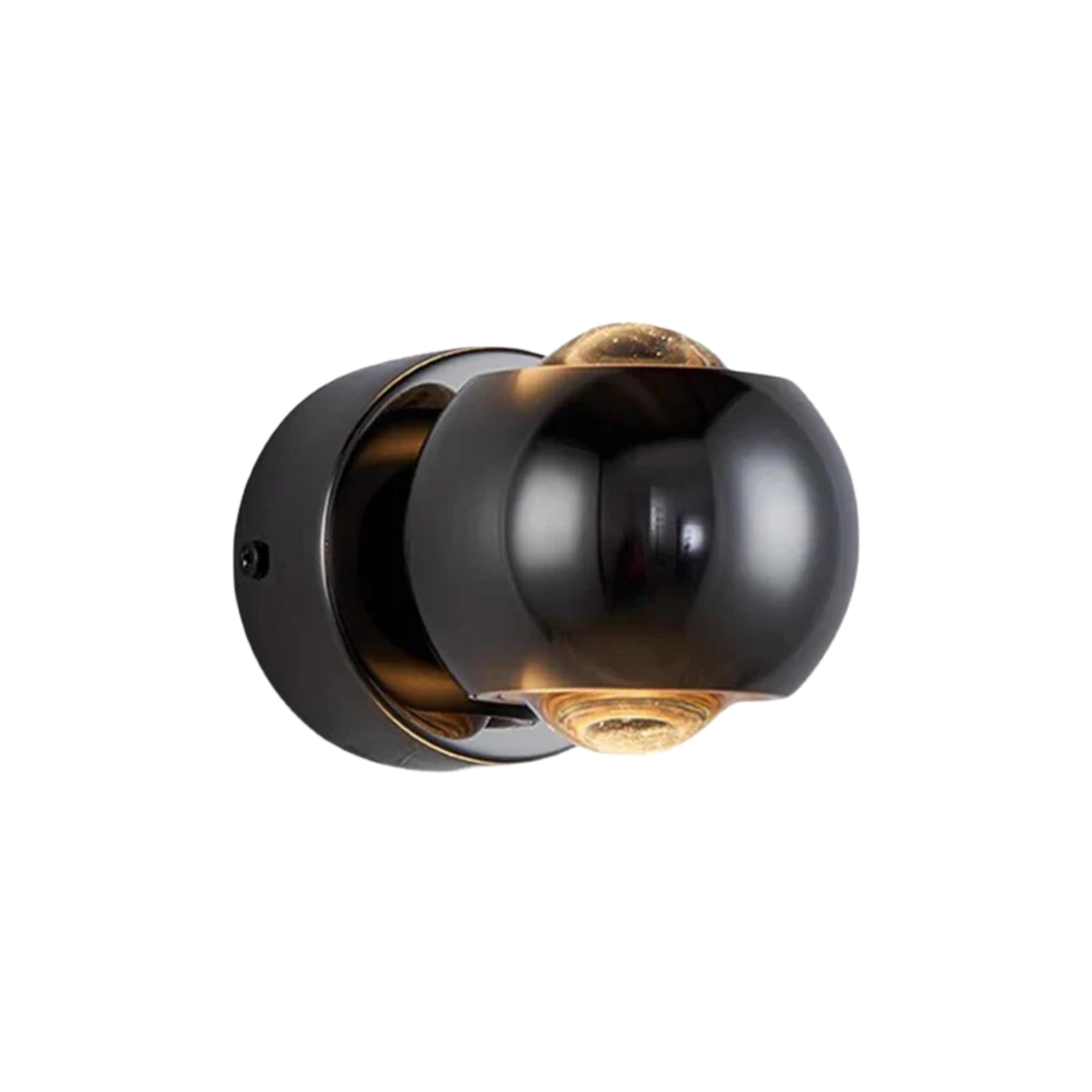 Rotating LED Wall Sconce | Up Down Light, Metal and Glass G9
