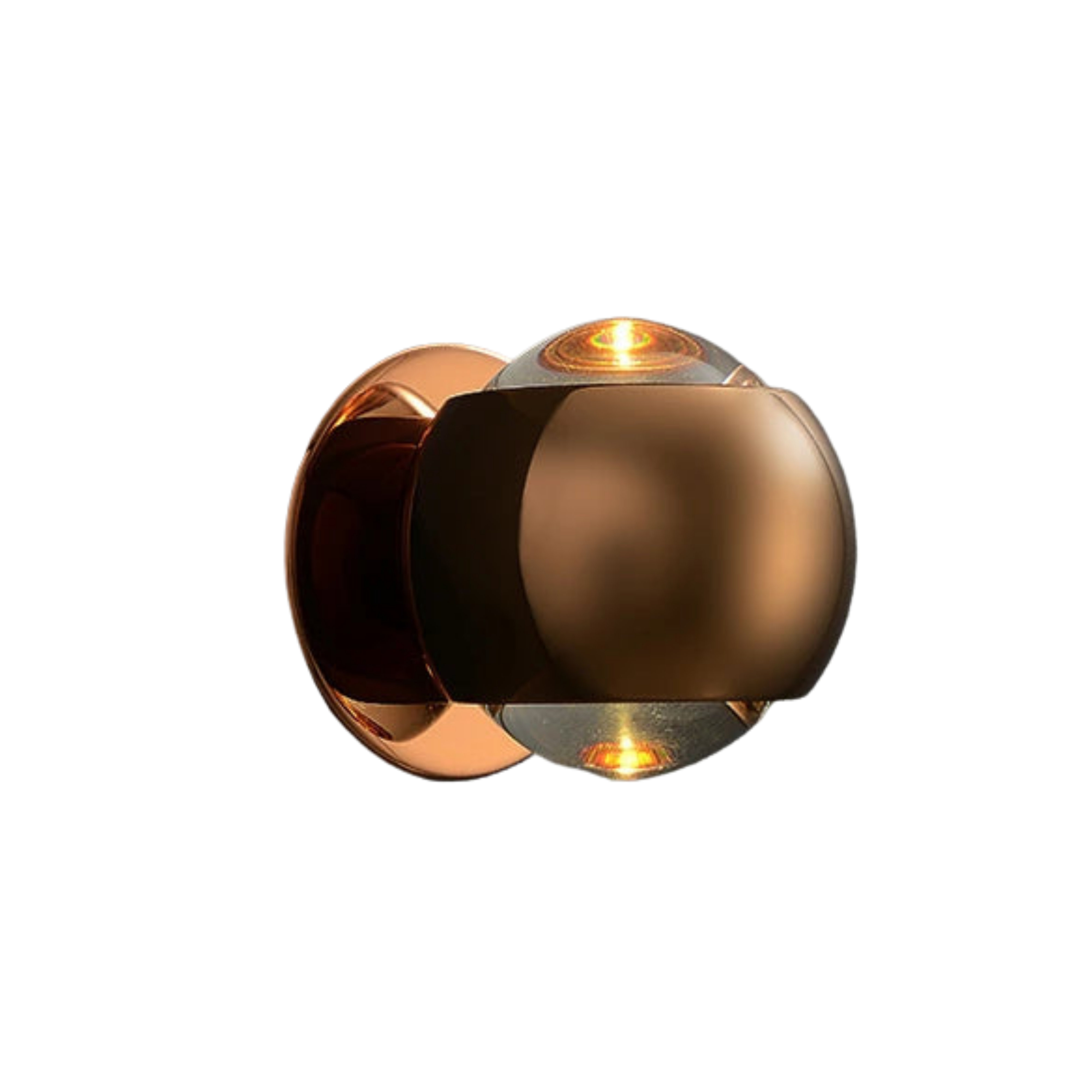 Rotating LED Wall Sconce | Up Down Light, Metal and Glass G9