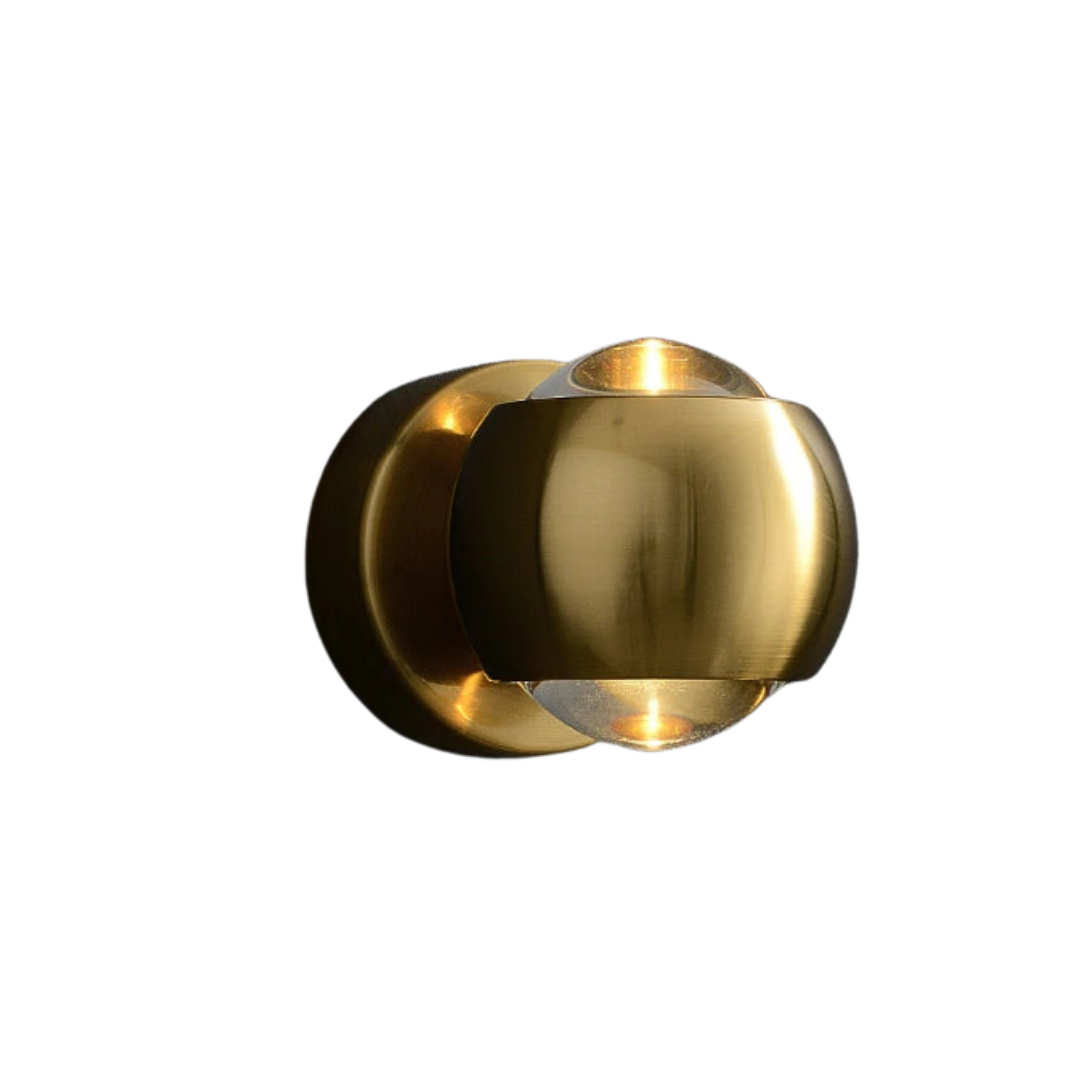 Rotating LED Wall Sconce | Up Down Light, Metal and Glass G9