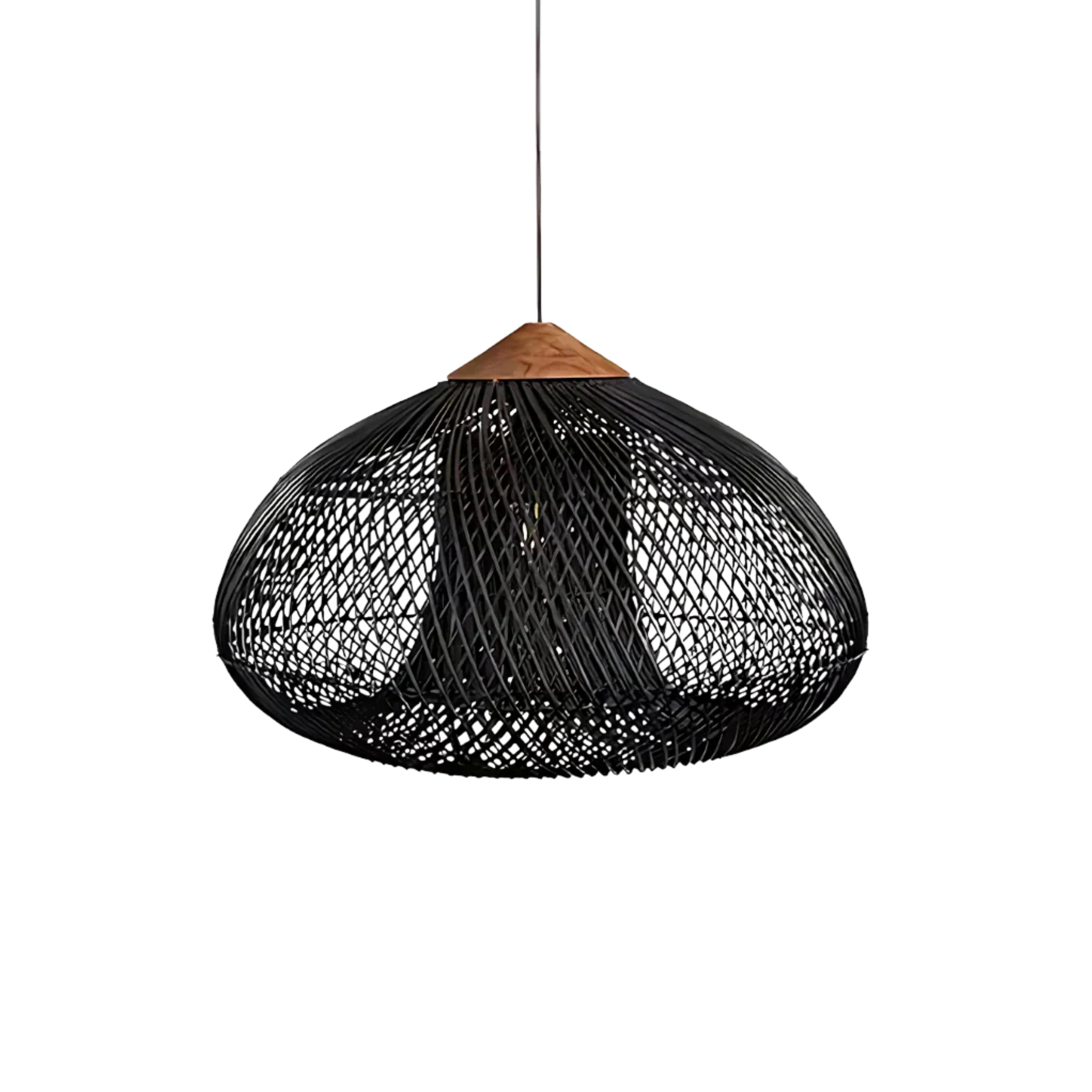 Rattan Pendant Light | Handwoven Boho, E27 Natural Fibre
