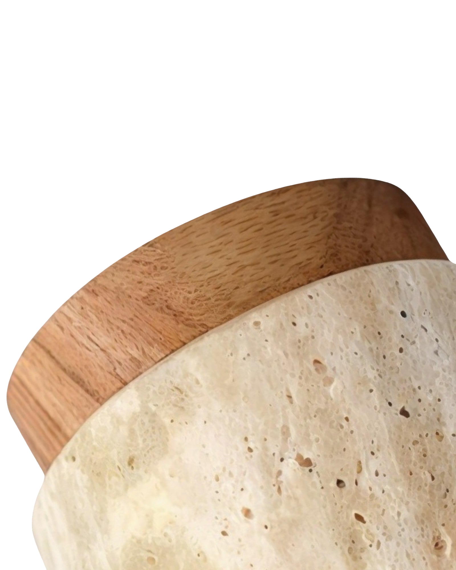 Wabi-Sabi Wood Ceiling Light | Japandi Style, E27