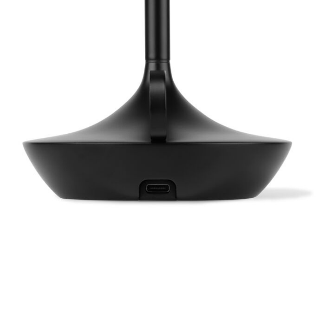 Scandinavian LED Table Lamp | Wireless, Dimmable Brushed Aluminium