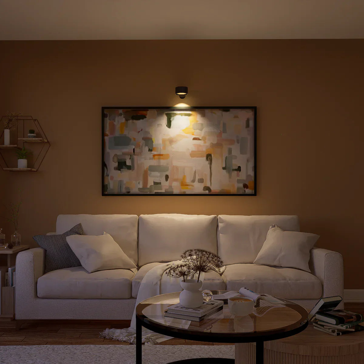 Rechargeable LED Wall Sconce | Wireless, Dimmable, 360° Rotatable