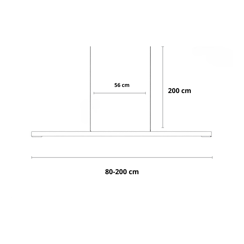 Linear LED Pendant Light | Dimmable Black, Dining Table