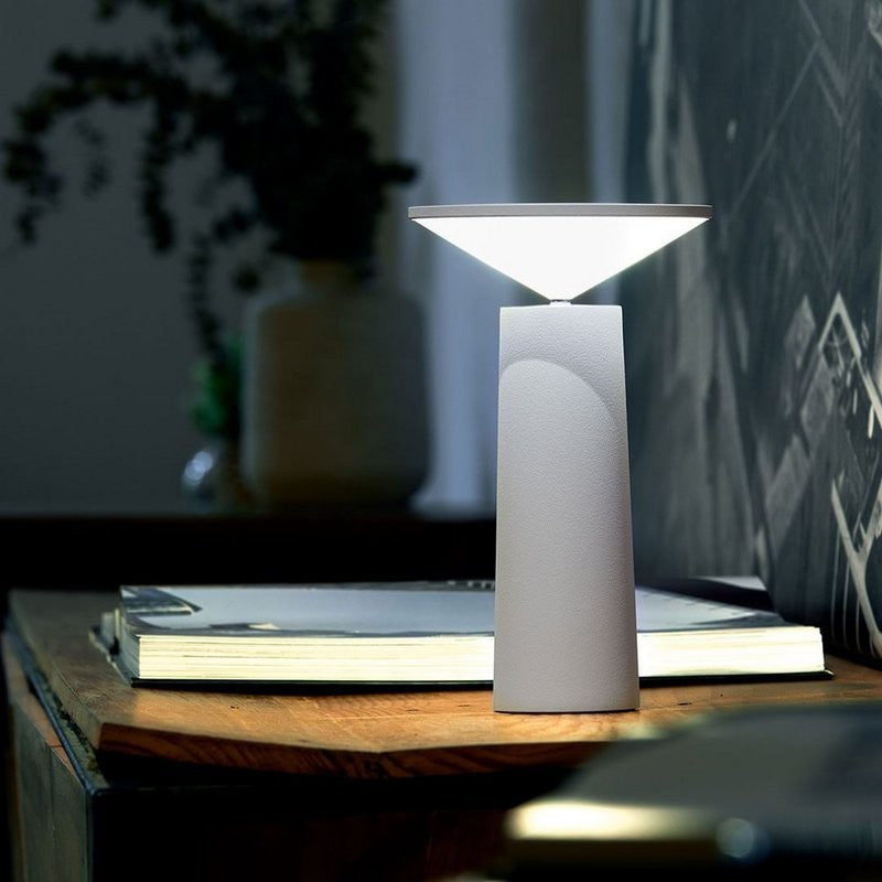 Wireless LED Table Lamp | 360° Adjustable, Dimmable, Rechargeable
