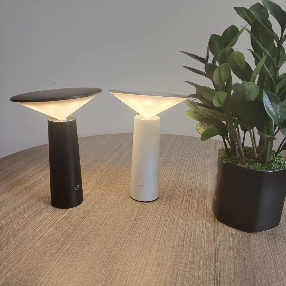 Wireless LED Table Lamp | 360° Adjustable, Dimmable, Rechargeable