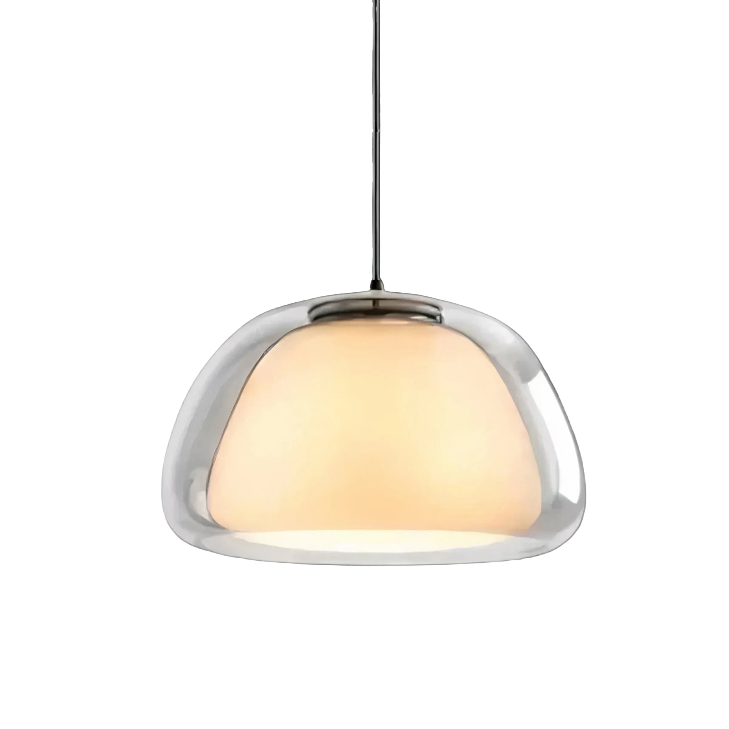 Round Glass Pendant Light | Minimalist Design, E27
