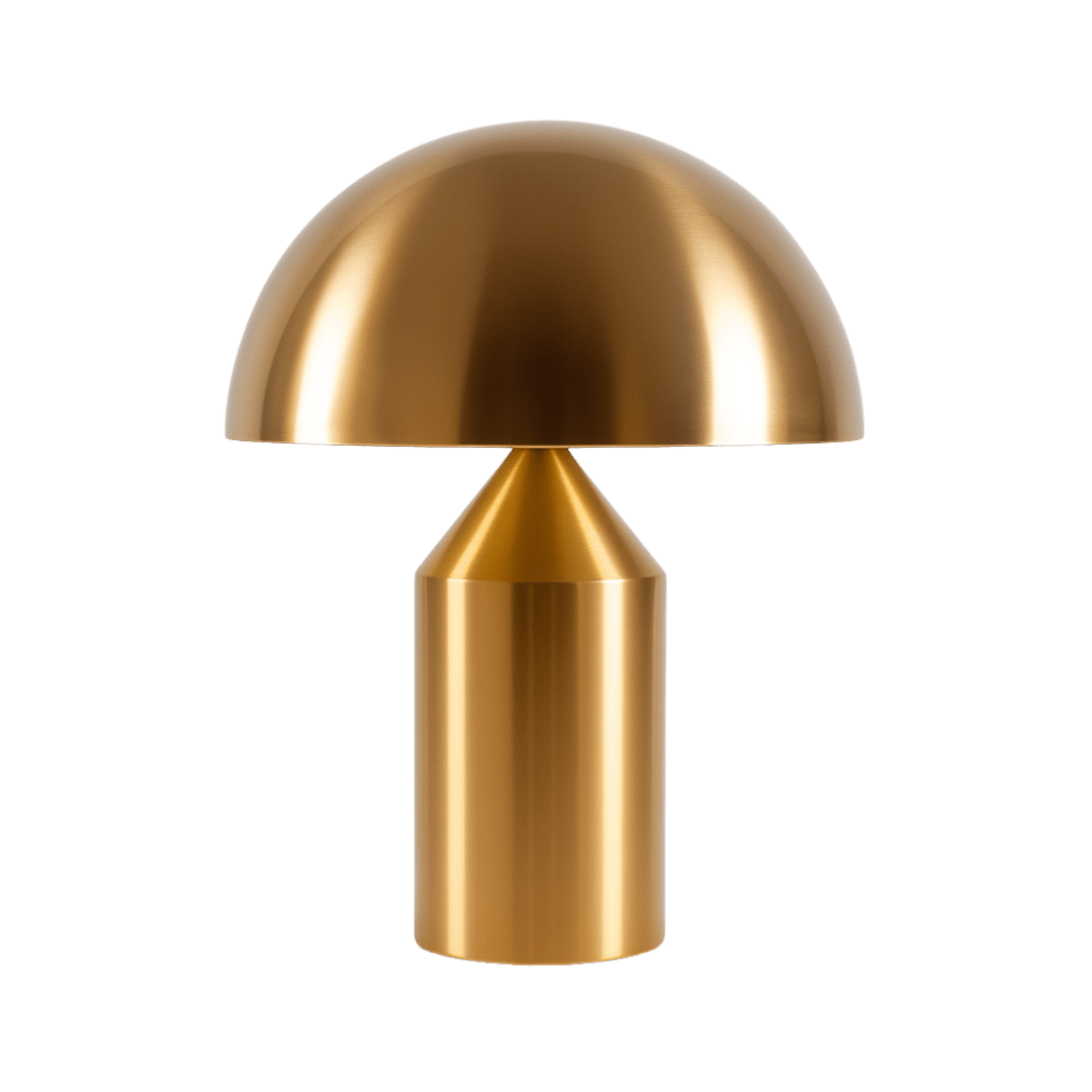 Mushroom Table Lamp | Wireless LED, Dimmable Metal Design