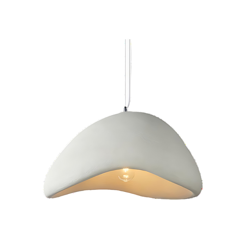 Cloud Burst Japandi Pendant Light | Wabi Sabi, High-Density Polystyrene