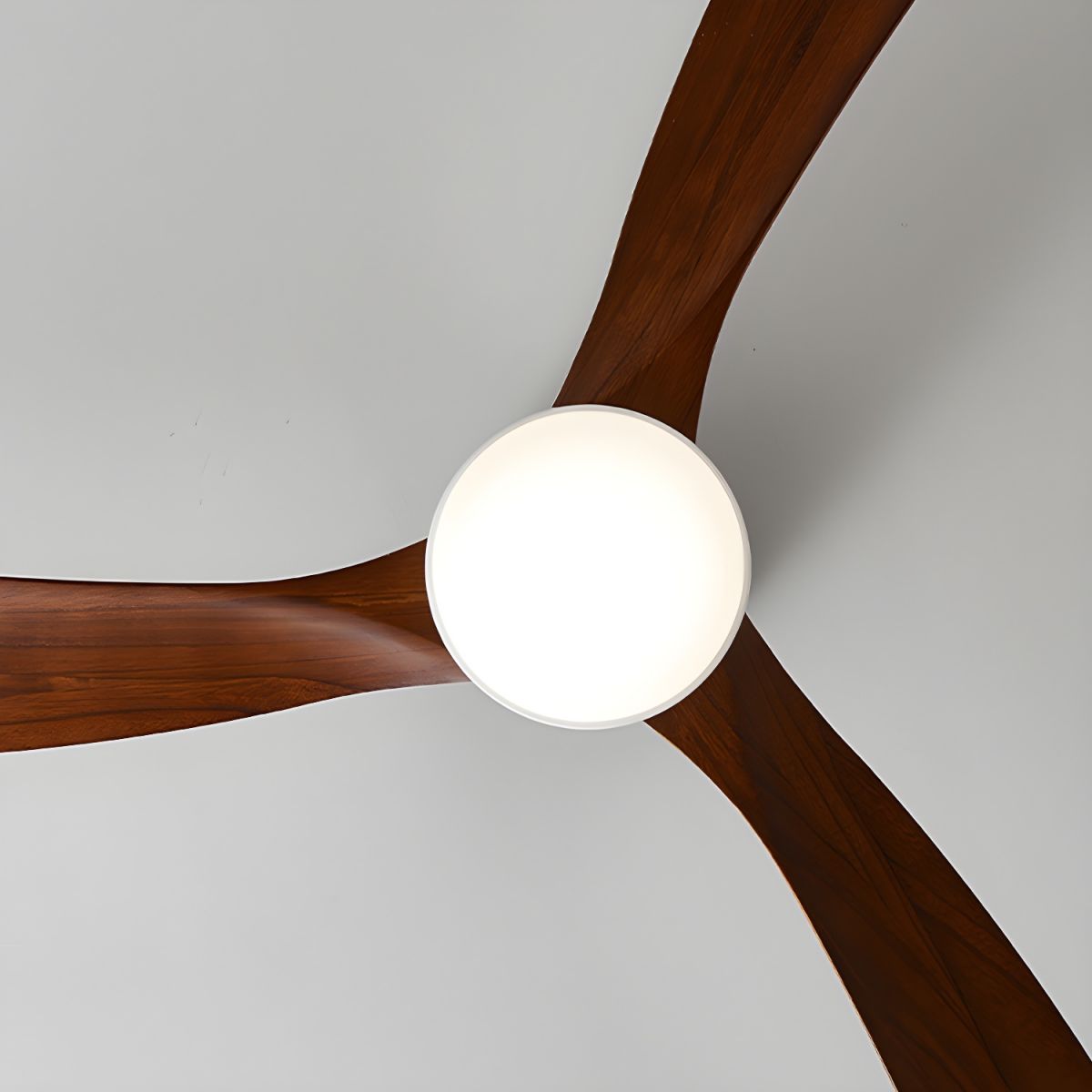 Timber Blade Ceiling Fan with LED Light | DC Motor, 3 Sizes