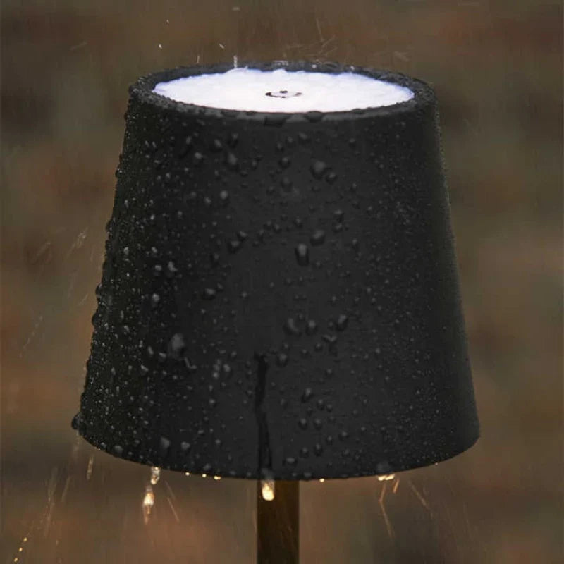 Scandinavian LED Table Lamp | Wireless, Dimmable, IP65 Aluminium