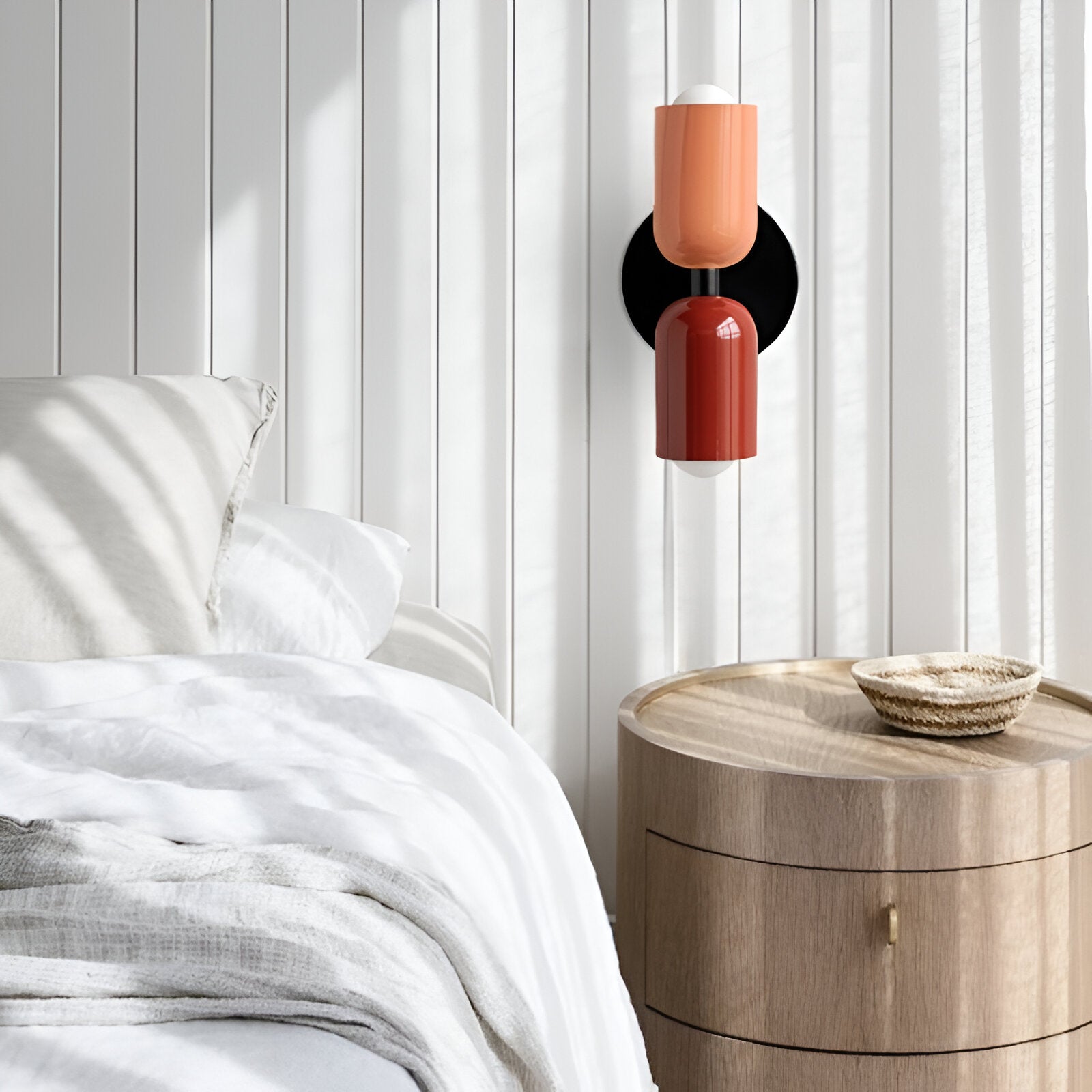 Double Head Iron Wall Sconce | Nordic Style, Up-Down Light