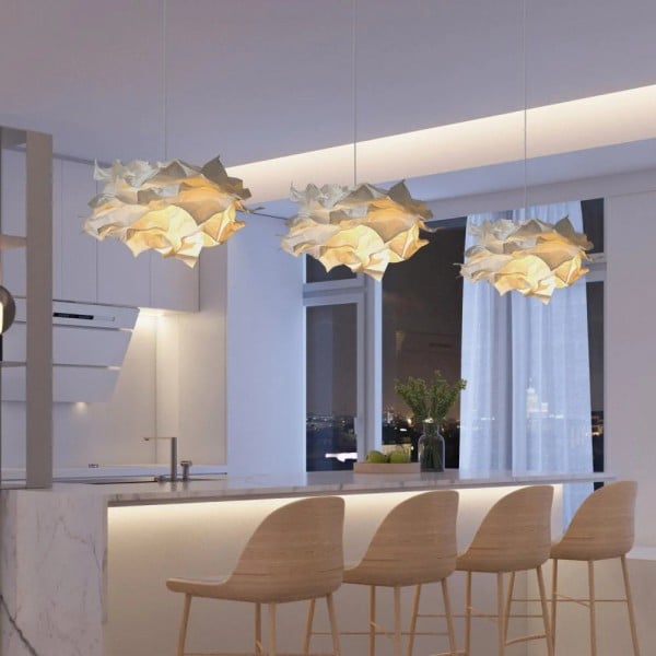 Cloud Pendant Light | Nordic Parchment Shade, Japandi Style