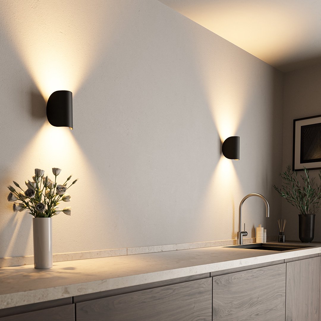 Adjustable Up-Down LED Wall Sconce | Italian-Inspired Metal Design