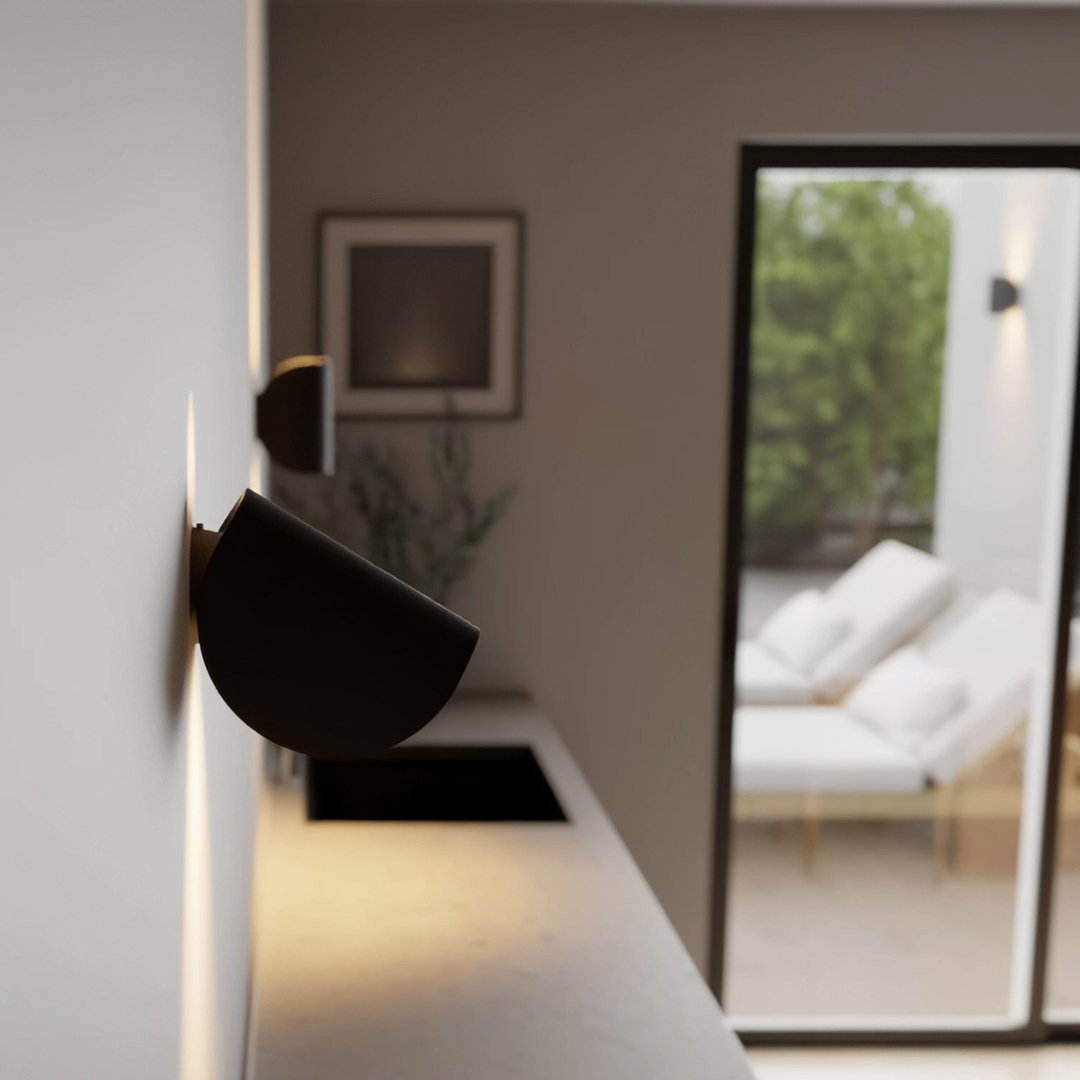 Adjustable Up-Down LED Wall Sconce | Italian-Inspired Metal Design