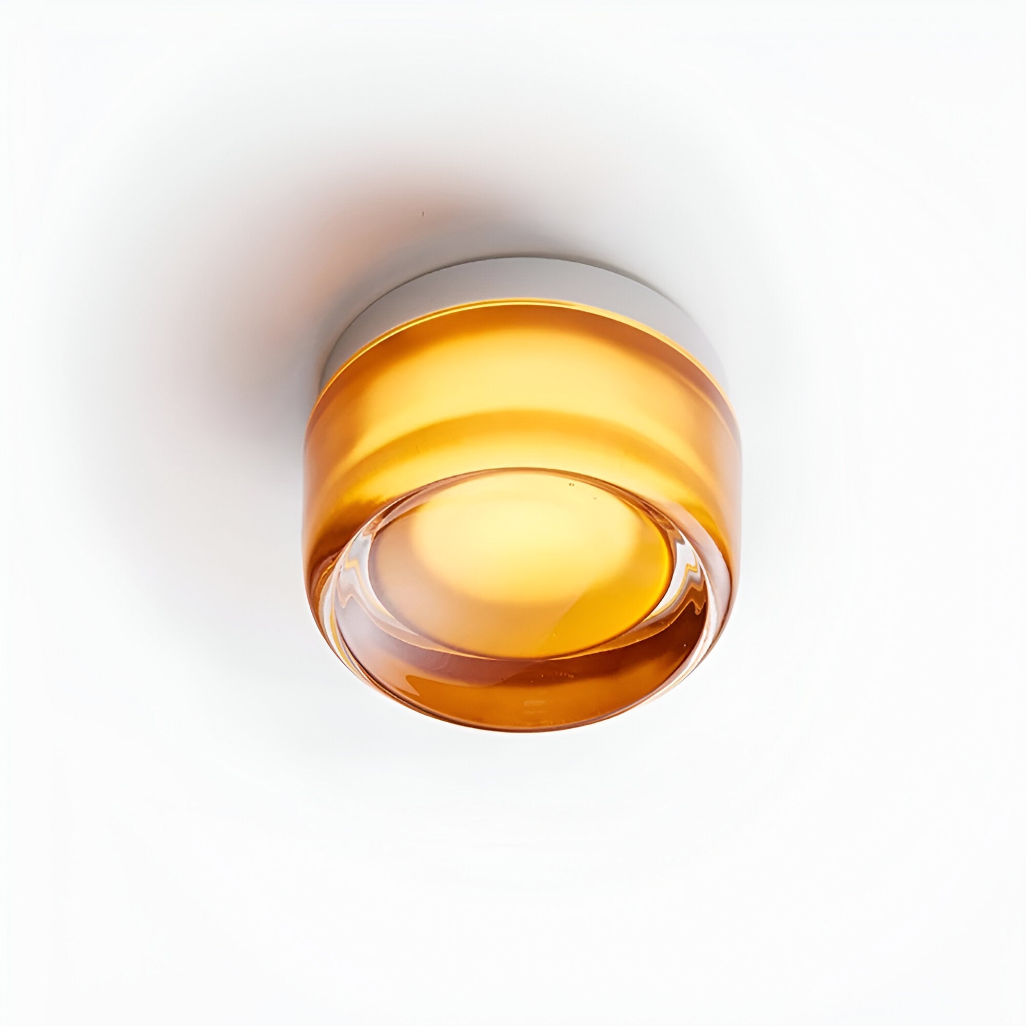 Dimple Glass Wall Sconce | Dusk-to-Dawn Sensor, 3000K Warm White